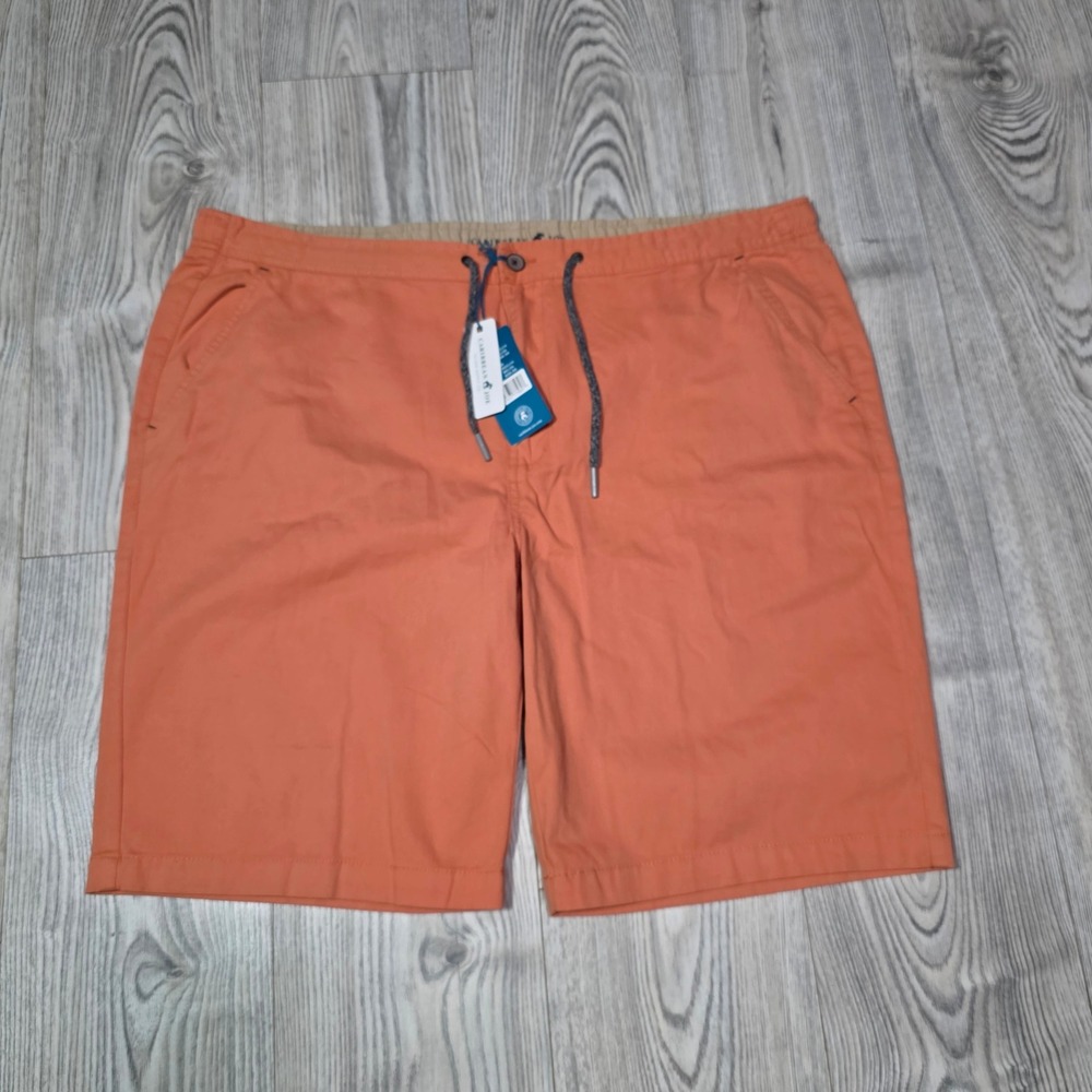 Caribbean Joe Mens Lazy Joe Chino / Beach Shorts - Men Size 40